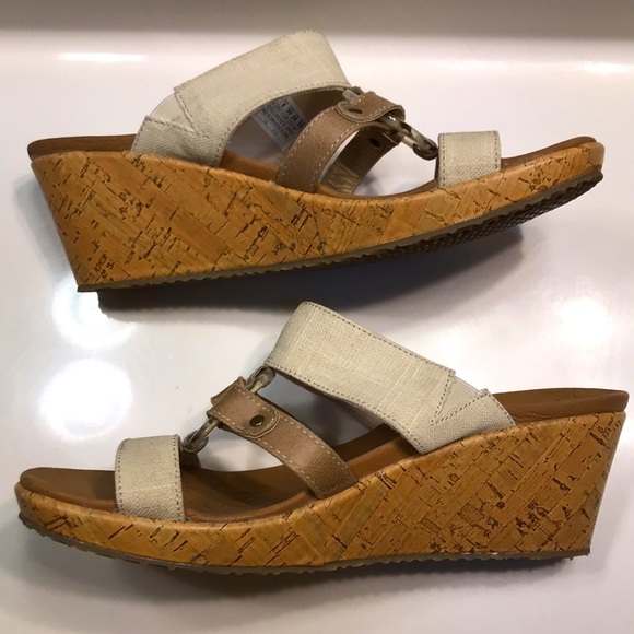 ❌SOLD❌ Skechers Luxe Foam Women’s Cali Sail Away Wedge Sandals - Picture 4 of 7